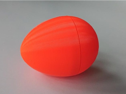 pop-open easter egg cordilon 3d print model - Mito3D