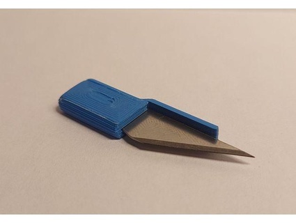 minimalistisch Kunst Messer Griff pr zisionsmessergriff Bleichpapier 3d print model - Mito3D
