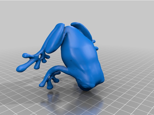 small frog joe yay 3D print model - Mito3D