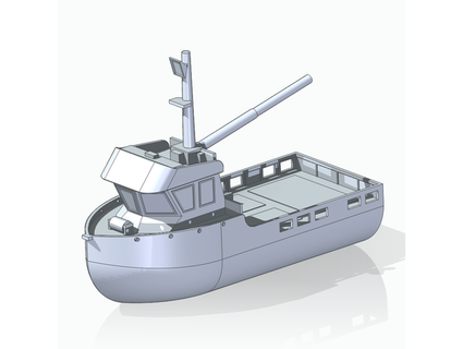 fishing boat nik 601 3d print model - Mito3D