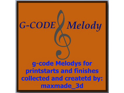 g code melodia temas impressoras Deus 3d 3d print model - Mito3D