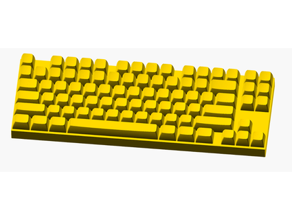 Keebcu calor smalltkl mecânico teclado 3d print model - Mito3D