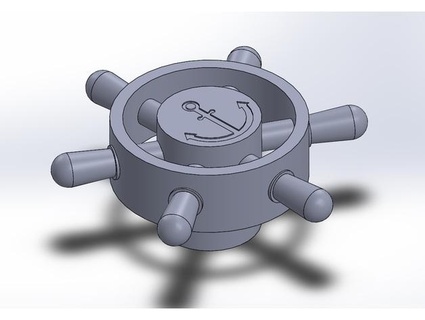 botão substituir prusa mini ship like direção roda minerais 3d print model - Mito3D