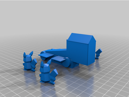 Pikachu esprimere j66peterson 3d print model - Mito3D
