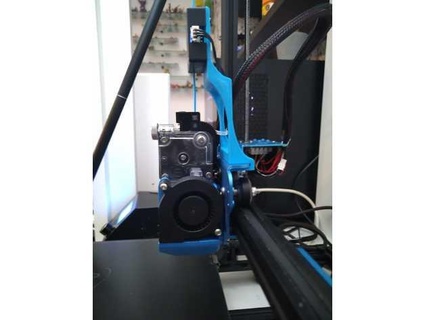 soporte sensor filamento - eje x cr 10 v2 cr10 v3 guimir 3d print model - Mito3D