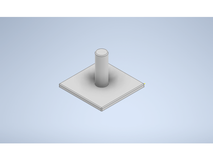 big ol' rudimentary spool holder jothebob 3d print model - Mito3D