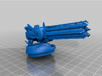espaço comunista Tubarão tanque alternar plasma arma princesaleliana 3d print model - Mito3D