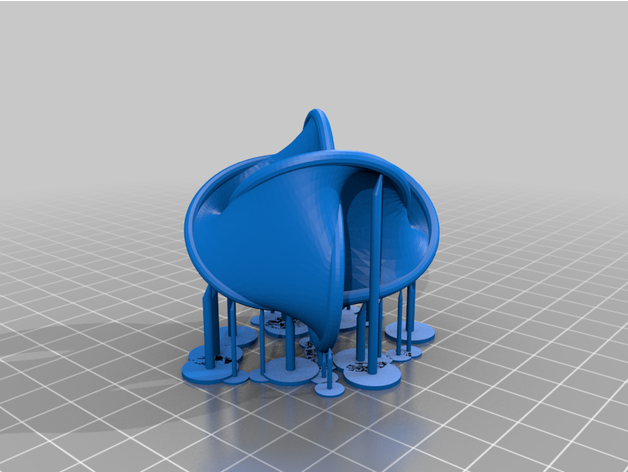 Borromean yüzükler destekli masteruan 3D print model - Mito3D