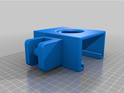 soporte pára Pia foco conduziu tourette 3d print model - Mito3D