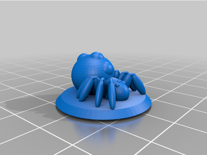 free sample - jraxian ethnocracy 15-18mm scale sci fi giant spider miniatures psycoblast quickfootie 3d print model - Mito3D