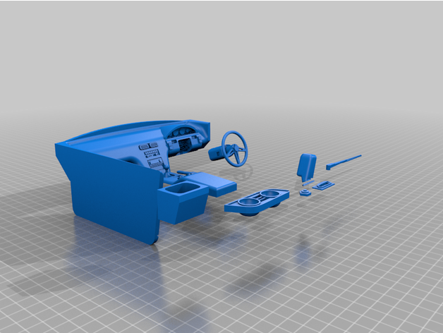 rc deriva 1 10 180 240 sx interior bits crisrc 3D print model - Mito3D
