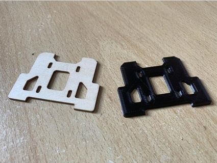 sürüngen Ejderha ii iç kuyruk montaj tabak açılı darren hatları 3d print model - Mito3D