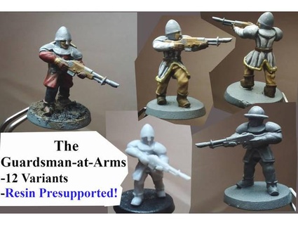 guardsman at arms themancus 3d print model - Mito3D