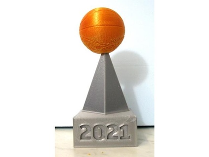 pallacanestro parentesi trofeo 2021 dbweisitarch 3d print model - Mito3D