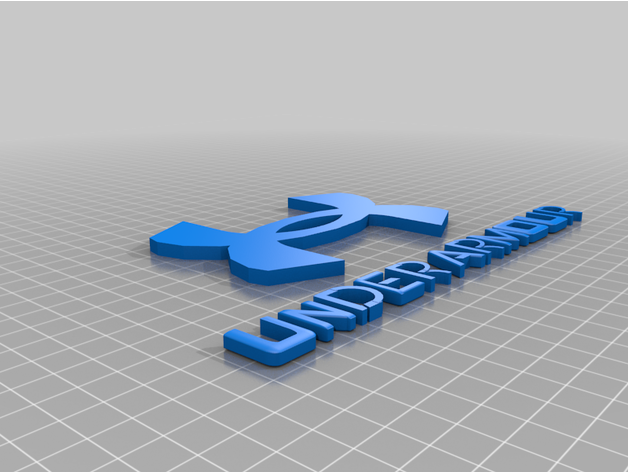 armaduras logotipo cara 3D print model - Mito3D