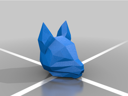 drift's ice kitsune backbling without floating parts dragobattlegod 3d print model - Mito3D