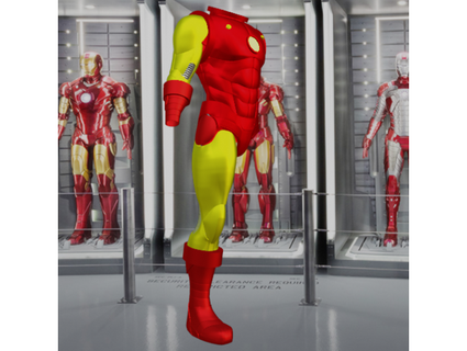 classic iron man inspired suit budwin 3d print model - Mito3D