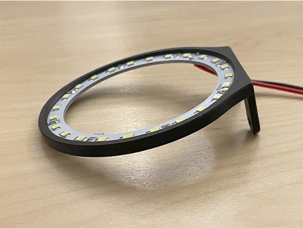 80mm LED Ring Halter Unterstützung anycubic i3 Mega thomasmielke 3d print model - Mito3D