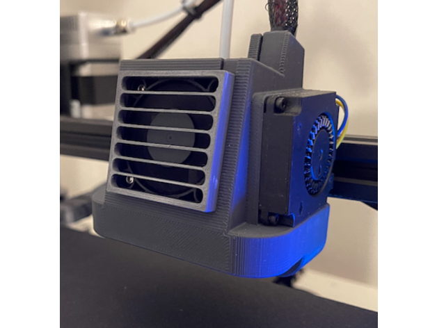 satsana ventilateur canal Stock ender 3 icarl 3D print model - Mito3D