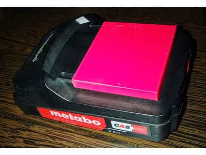 metabo 18v battery cover evru 3d print model - Mito3D