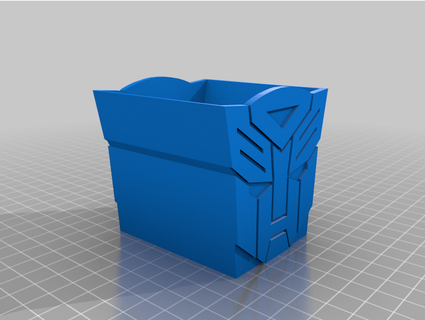 transformers autobot box cajita cotillon transformers autobot naahuel  3d print model - Mito3D