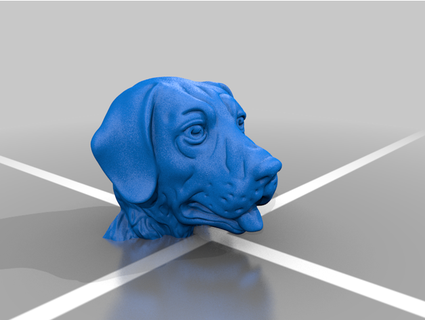 derpy labrador head ronoc29 3d print model - Mito3D