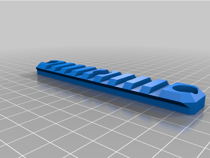 tech msk picatinny rail long hotrodrtrevor 3d print model - Mito3D