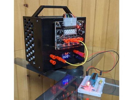 bench power supply case cqrobot atx breakout board brent atkinson 3d print model - Mito3D