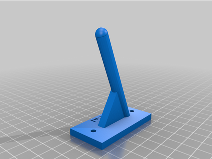 glock wall mount pole brace bradylapoint 3d print model - Mito3D