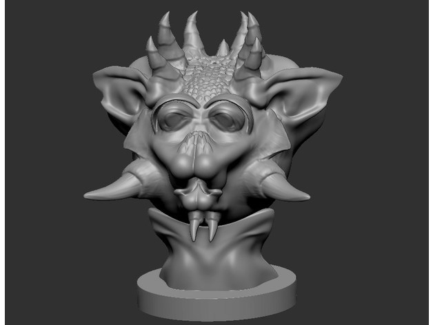 alien sculpt rkxone 3D print model - Mito3D