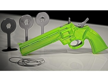 rubber band gun - 3d printable roolaid 3d print model - Mito3D