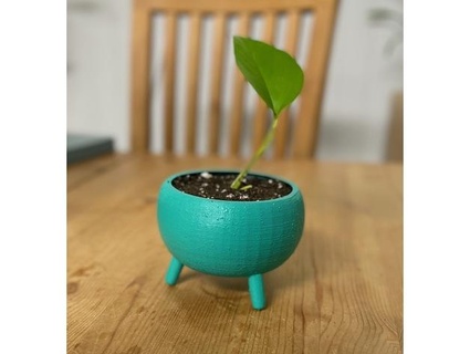 tripod plant pot kriz0 3d print model - Mito3D
