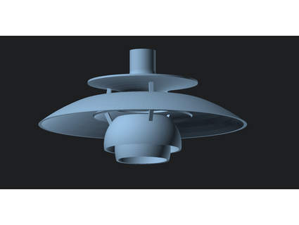 ph-5 lamp poul henningsen zmike 3d print model - Mito3D