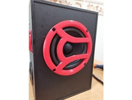 speaker cover 5 inch jufaru 3d print model - Mito3D