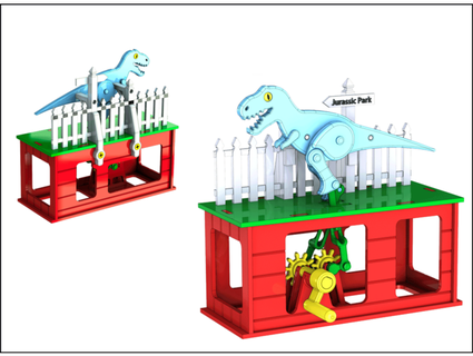Tyrannosaurus otomat brlaw 3d print model - Mito3D