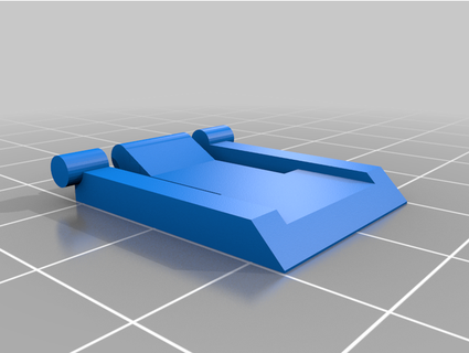 hp tuş takımı ayakta durmak değiştirme klips düşürmek 3d print model - Mito3D