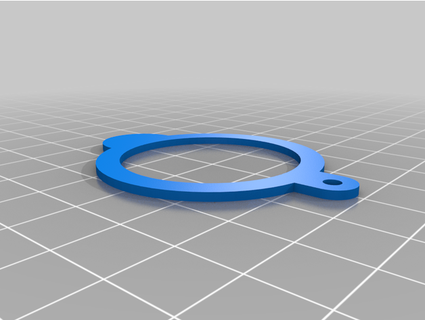 anillo trompo espacio hilado superior predicador 3d print model - Mito3D