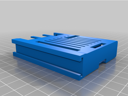 raspberry pi 3 case extrusion mount thinner roof fuzebox 3d print model - Mito3D