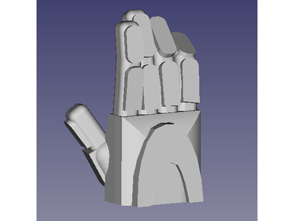 so Kamen cavaleiro zi avarento mãos malunis 3d print model - Mito3D