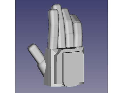 so Kamen cavaleiro kikai guardião mãos malunis 3d print model - Mito3D