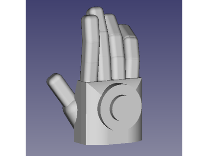 so Kamen cavaleiro ginga fusão estados mãos malunis 3d print model - Mito3D