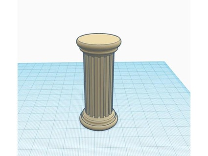building column support rkxone 3d print model - Mito3D