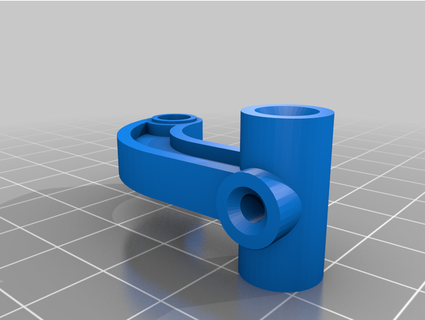 air conditioner shutter lever stonebutmount 3d print model - Mito3D