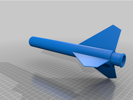 model rocket somebody6868 3d print model - Mito3D