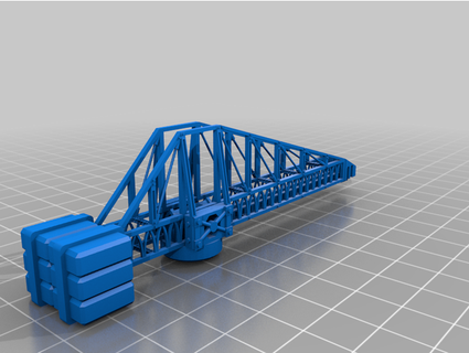 grimdark crane popsicleballista 3d print model - Mito3D