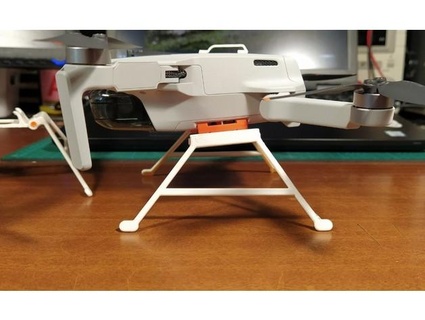 dji mini 2 - foldable landing gear spiderdab 3d print model - Mito3D