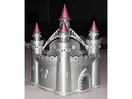 Disney Schloss Hochzeit Kuchen Topper bluelava0207 3d print model - Mito3D
