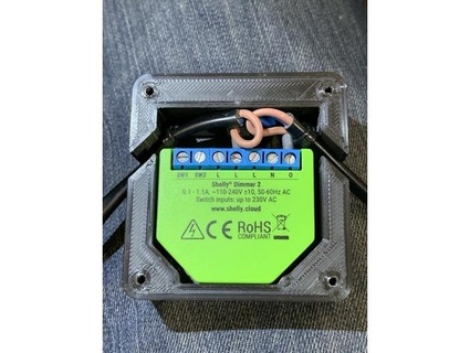 shelly regulador intensidad 2 compacto caso funda wire lámpara Instalar pc djos 1475 3d print model - Mito3D