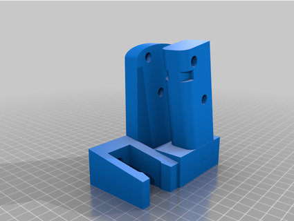 glock wall mount mag holster bradylapoint 3d print model - Mito3D
