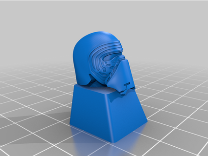 kylo ren clé casquette psychoticpyro 3d print model - Mito3D